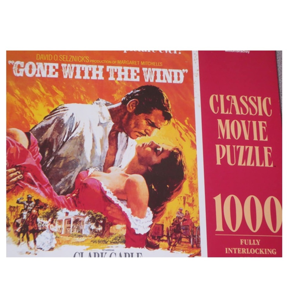 COPY - Classic Movie Poster Puzzle “Gone with the Wind”